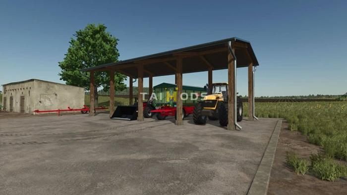 FS25 - New Wooden Sheds V1.0 () FS25 - New Wooden Sheds V1.0 ()