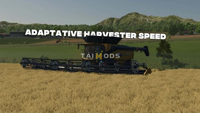 FS25 - Adaptive Harvester Speed V1.0 () FS25 - Adaptive Harvester Speed V1.0 ()