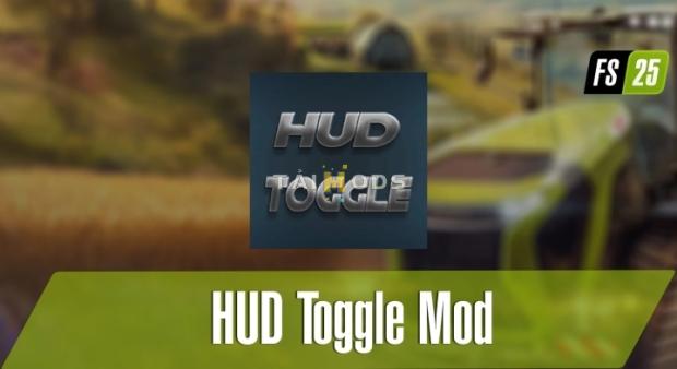 FS25 - HUD Toggle V1.0 () FS25 - HUD Toggle V1.0 ()