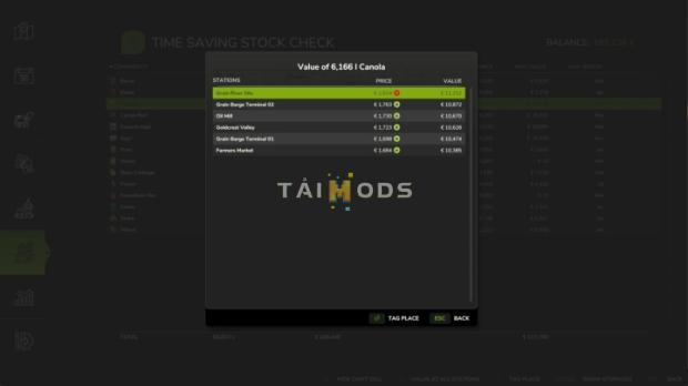 FS25 - Time Saving Stock Check V1.0 () FS25 - Time Saving Stock Check V1.0 ()