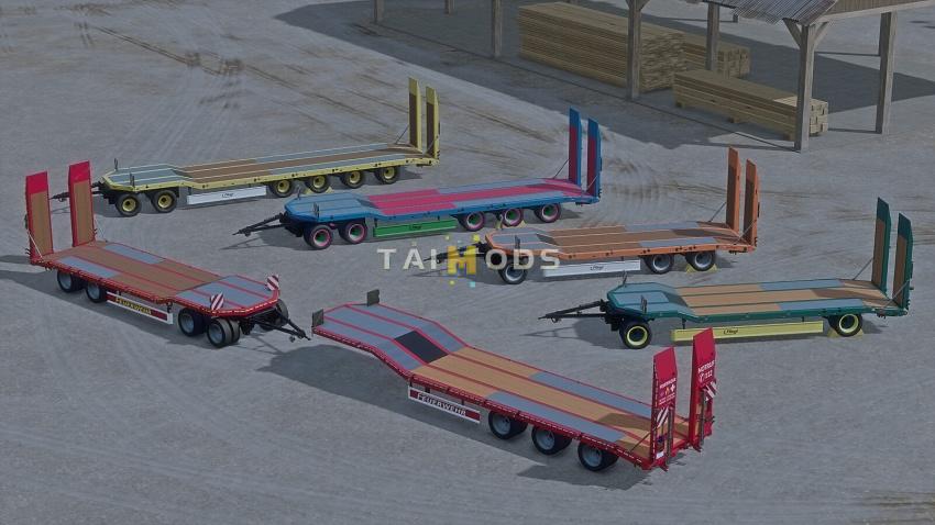 FS25 - Fliegl Lowloader Pack V1.0 () FS25 - Fliegl Lowloader Pack V1.0 ()