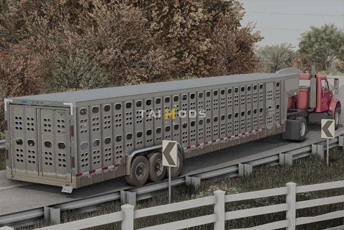 FS25 - 40ft Eby Punch Ruff Neck Cattle Trailer V1.0 () FS25 - 40ft Eby Punch Ruff Neck Cattle Trailer V1.0 ()