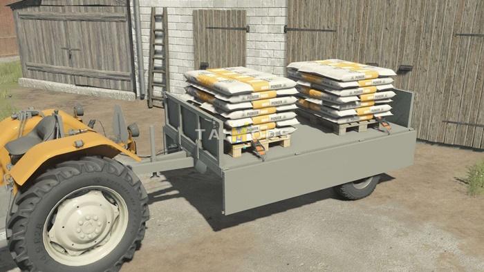 FS25 - Single Axle Trailer V1.0 () FS25 - Single Axle Trailer V1.0 ()