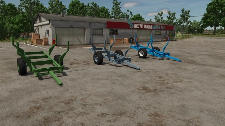 FS25 - Selfmade Forest Trailer V1.0 () FS25 - Selfmade Forest Trailer V1.0 ()