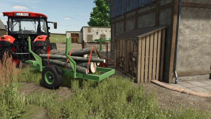 FS25 - Selfmade Forest Trailer V1.0 () FS25 - Selfmade Forest Trailer V1.0 ()