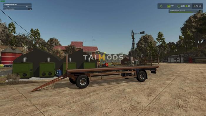 FS25 - Old Bale Flatbed Trailer V1.0 () FS25 - Old Bale Flatbed Trailer V1.0 ()