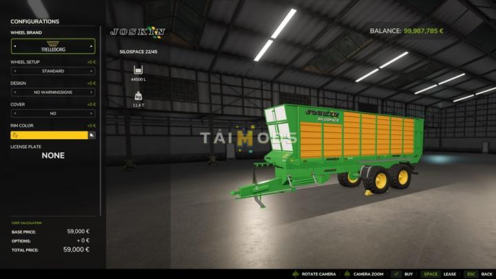 FS25 - Joskin Silospace 2245 Trailer V1.0 () FS25 - Joskin Silospace 2245 Trailer V1.0 ()