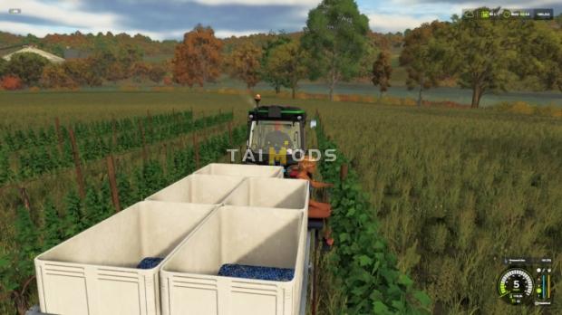 FS25 - Vine Hand Harvest Trailer V1.0.0.1 () FS25 - Vine Hand Harvest Trailer V1.0.0.1 ()