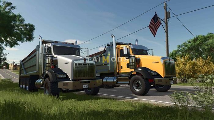 FS25 - Kenworth T800 Dumper Truck V1.3 () FS25 - Kenworth T800 Dumper Truck V1.3 ()