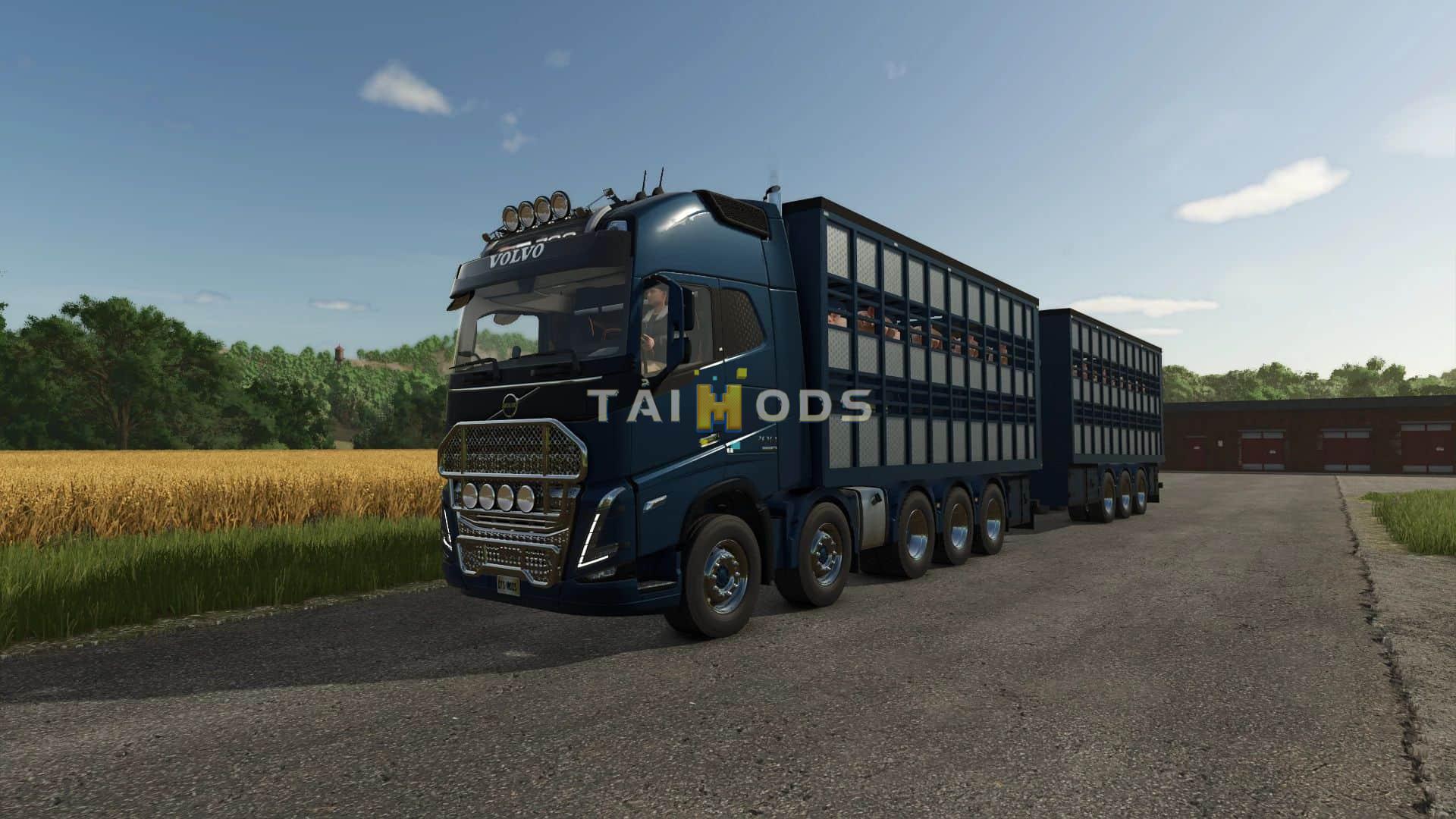 FS25 - Volvo Animal Transport Truck V1.0 () FS25 - Volvo Animal Transport Truck V1.0 ()
