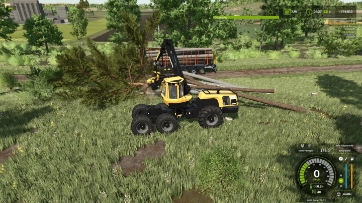 FS25 - Wood Harvester Komatsu 951 V1.0 () FS25 - Wood Harvester Komatsu 951 V1.0 ()