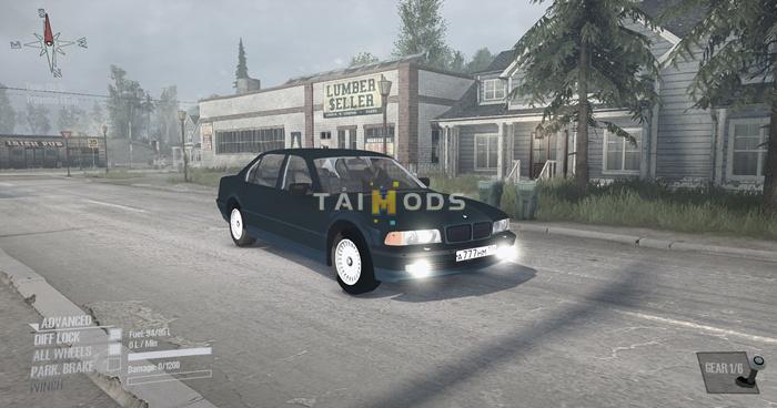 Spintires:Mudrunner - BMW 750LI E38 V2.26 (V28.09.22) Spintires:Mudrunner - BMW 750LI E38 V2.26 (V28.09.22)