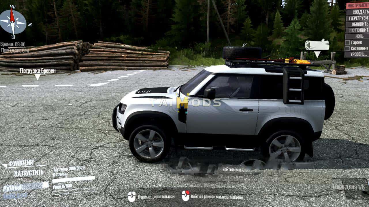 Spintires:Mudrunner - Land Rover Defender V2.0 (V14.08.19)