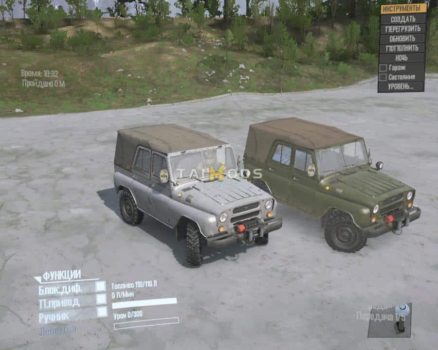Spintires:Mudrunner - Uaz – 469 and 3151 V10.06.19 (V10.06.19) Spintires:Mudrunner - Uaz – 469 and 3151 V10.06.19 (V10.06.19)