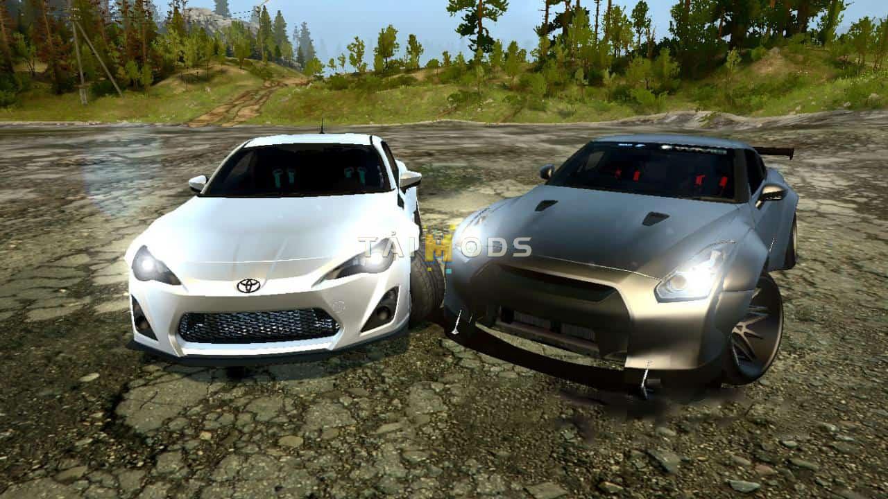 Spintires:Mudrunner - Nissan Skyline GTR35 & Toyota GT86 V1 (V14.08.19) Spintires:Mudrunner - Nissan Skyline GTR35 & Toyota GT86 V1 (V14.08.19)