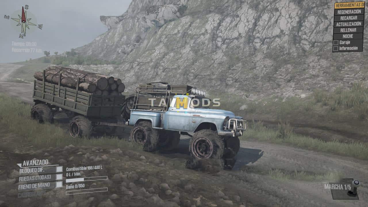 Spintires:Mudrunner - Chevy Napco 3100 Monster V1 (V14.08.19)