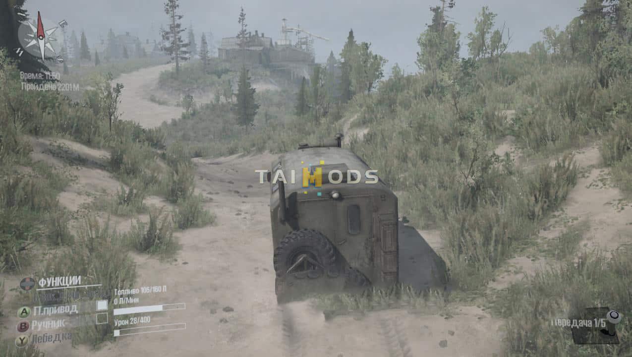 Spintires:Mudrunner - Spinywood Map V1.0 (V14.08.19)