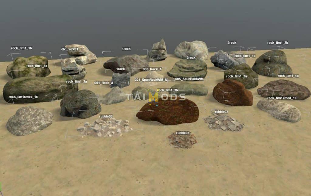 Spintires:Mudrunner - Stones for the Map Editor V1 (V14.08.19) Spintires:Mudrunner - Stones for the Map Editor V1 (V14.08.19)