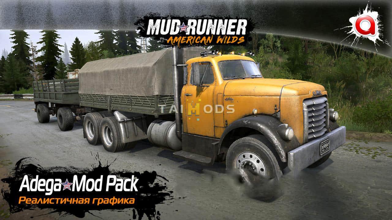 Spintires:Mudrunner - Realistic Graphics Adega Mod Pack Version 3.5 + Sp (V11.24.20) (V24.11.20) Spintires:Mudrunner - Realistic Graphics Adega Mod Pack Version 3.5 + Sp (V11.24.20) (V24.11.20)