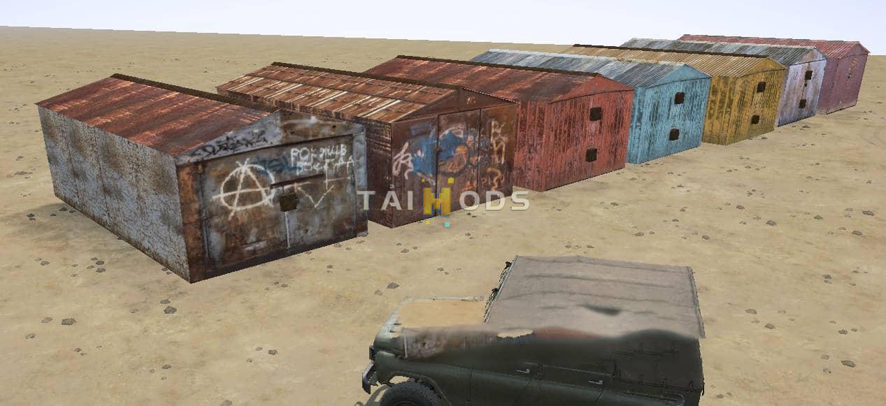 Spintires:Mudrunner - Objects Garages V1 (V14.08.19)