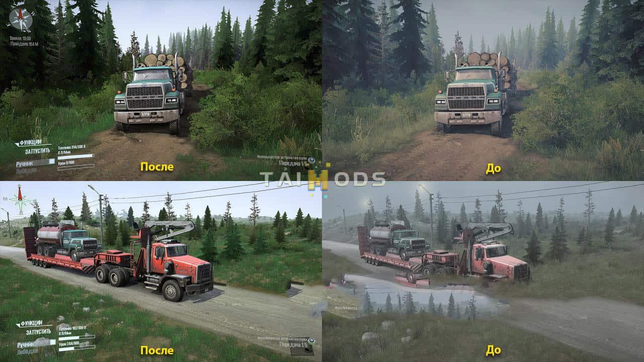 SpinTires:Mudrunner - Realistic Graphics + Fix Reshade & St Mod V3.0 (V22.03.19) SpinTires:Mudrunner - Realistic Graphics + Fix Reshade & St Mod V3.0 (V22.03.19)