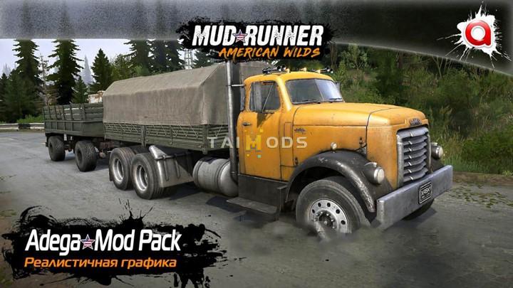 Spintires:Mudrunner - Realistic Graphics Adega Mod Pack V4.7 + Sp Fin (V25.02.21) Spintires:Mudrunner - Realistic Graphics Adega Mod Pack V4.7 + Sp Fin (V25.02.21)