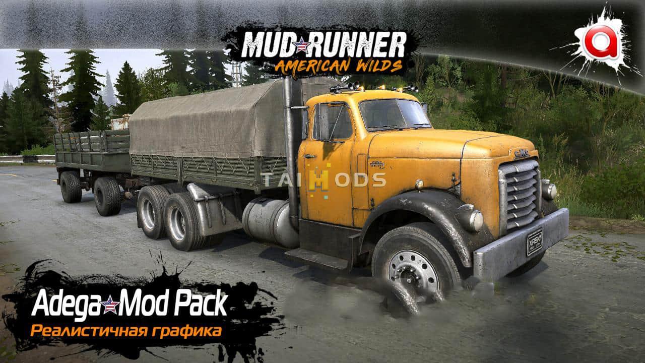 Spintires:Mudrunner - Realistic Graphics Adega Mod Pack V3.7 + Sp (V12.10.20) Spintires:Mudrunner - Realistic Graphics Adega Mod Pack V3.7 + Sp (V12.10.20)