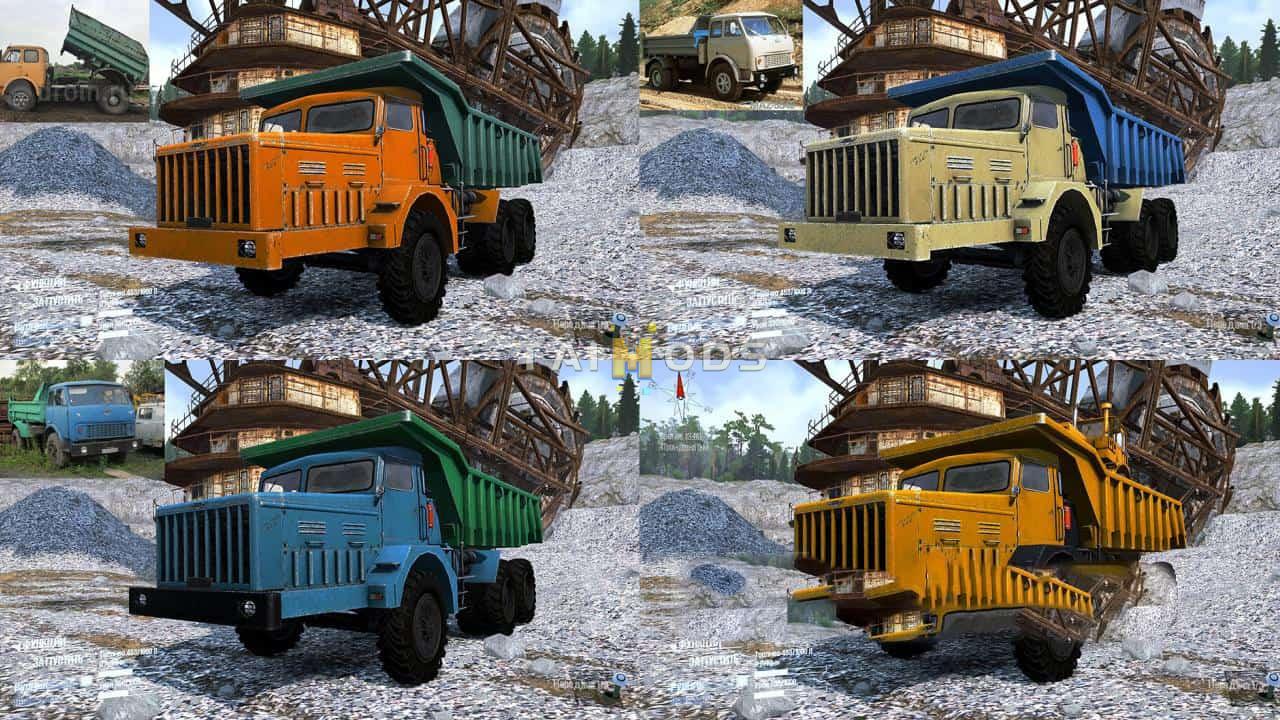 Spintires:Mudrunner - 8 PCS for MAZ-530 Texture Pack V1 (V14.08.19) Spintires:Mudrunner - 8 PCS for MAZ-530 Texture Pack V1 (V14.08.19)