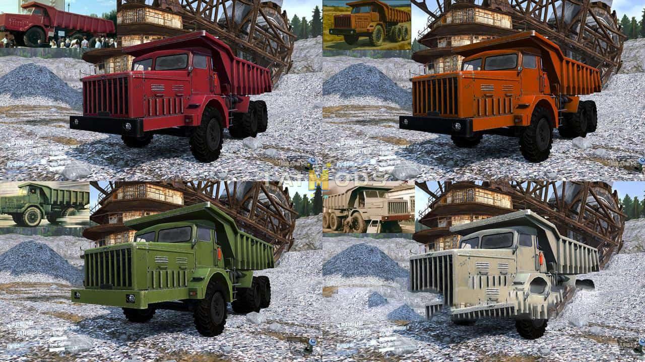 Spintires:Mudrunner - 8 PCS for MAZ-530 Texture Pack V1 (V14.08.19) Spintires:Mudrunner - 8 PCS for MAZ-530 Texture Pack V1 (V14.08.19)