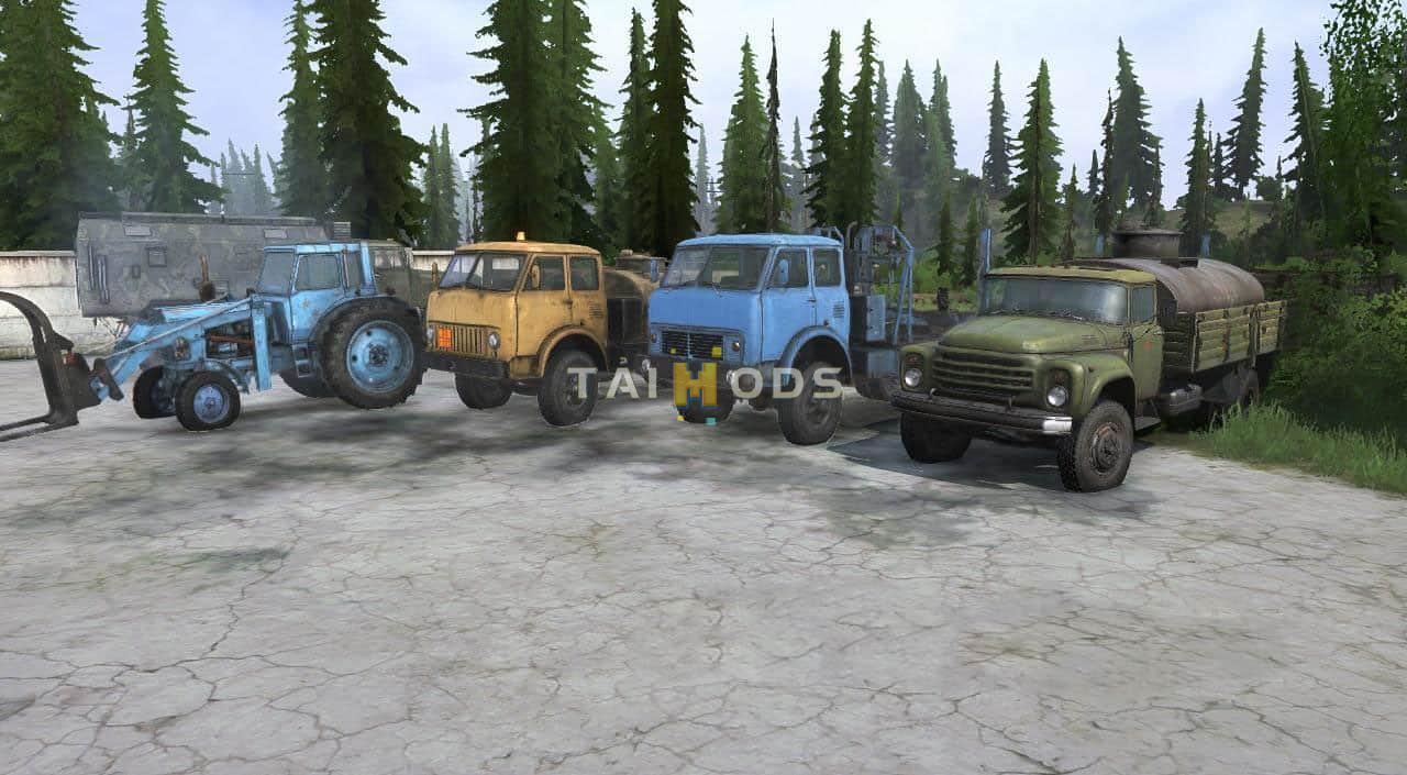 Spintires:Mudrunner - Playable Transport DLC Vehicle Pack V1.0 (V14.08.19) Spintires:Mudrunner - Playable Transport DLC Vehicle Pack V1.0 (V14.08.19)