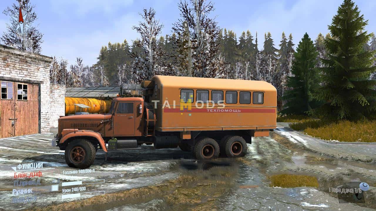 Spintires:Mudrunner - Textures Pack for KrAZ 257 Original V1.0 (V25.02.21) Spintires:Mudrunner - Textures Pack for KrAZ 257 Original V1.0 (V25.02.21)