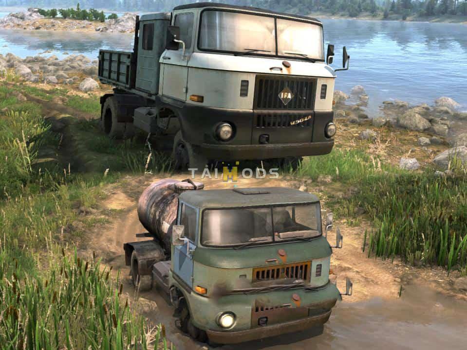 Spintires:Mudrunner - IFA W50 Textures Mod V1.0 (V14.08.19) Spintires:Mudrunner - IFA W50 Textures Mod V1.0 (V14.08.19)