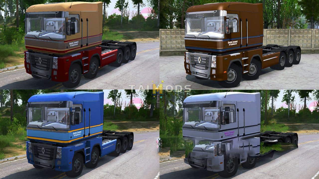 Spintires:Mudrunner - Texture Pack (16 PCS) for Renault Magnum 8x8 V1 (V14.08.19) Spintires:Mudrunner - Texture Pack (16 PCS) for Renault Magnum 8x8 V1 (V14.08.19)