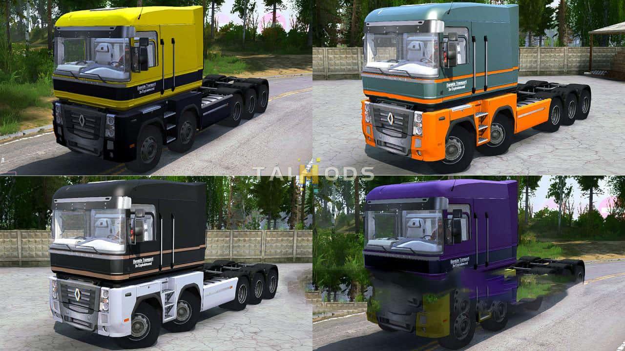 Spintires:Mudrunner - Texture Pack (16 PCS) for Renault Magnum 8x8 V1 (V14.08.19) Spintires:Mudrunner - Texture Pack (16 PCS) for Renault Magnum 8x8 V1 (V14.08.19)