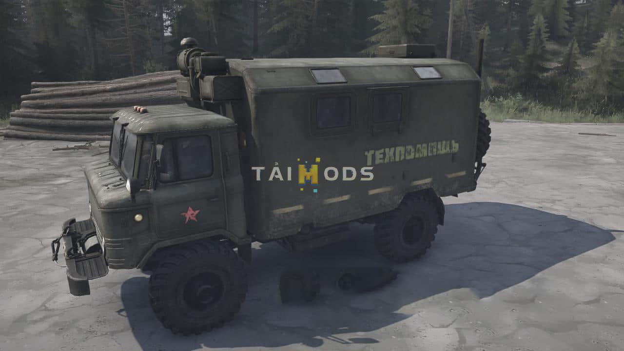 Spintires:Mudrunner - Texture Gung Gaz-66 Spintires:Mudrunner - Texture Gung Gaz-66