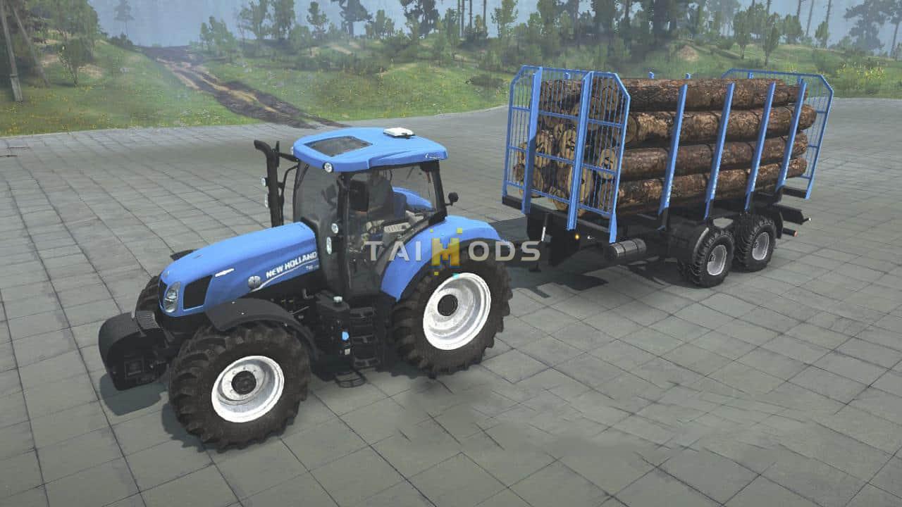 Spintires:Mudrunner - New Holland T6.175 Tractor V1.0 (V14.08.19) Spintires:Mudrunner - New Holland T6.175 Tractor V1.0 (V14.08.19)