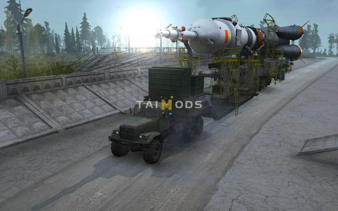 Spintires:Mudrunner - Semi Trailer - Rocket Carrier (V25.02.21) Spintires:Mudrunner - Semi Trailer - Rocket Carrier (V25.02.21)