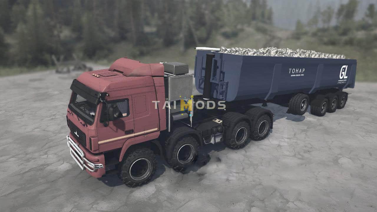 Spintires:Mudrunner - Maz-6516B9 8x8 Truck V11.02.21 (V12.10.20) Spintires:Mudrunner - Maz-6516B9 8x8 Truck V11.02.21 (V12.10.20)