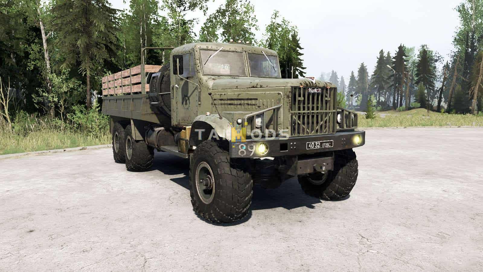 Spintires:Mudrunner - KRAz 255 6x6 Truck (V14.08.19) Spintires:Mudrunner - KRAz 255 6x6 Truck (V14.08.19)