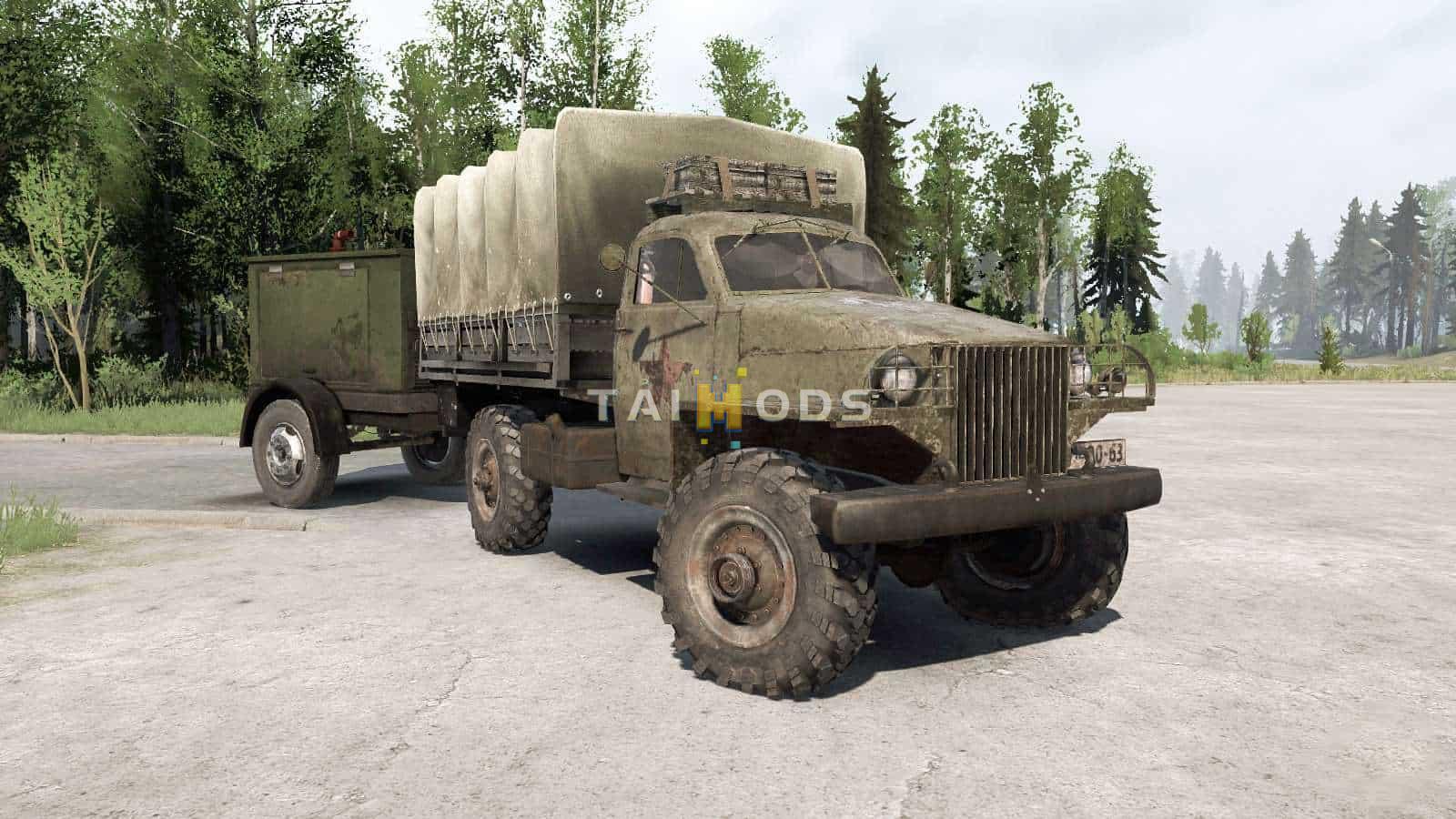 Spintires:Mudrunner - Gaz 63 1943 Truck (V14.08.19) Spintires:Mudrunner - Gaz 63 1943 Truck (V14.08.19)