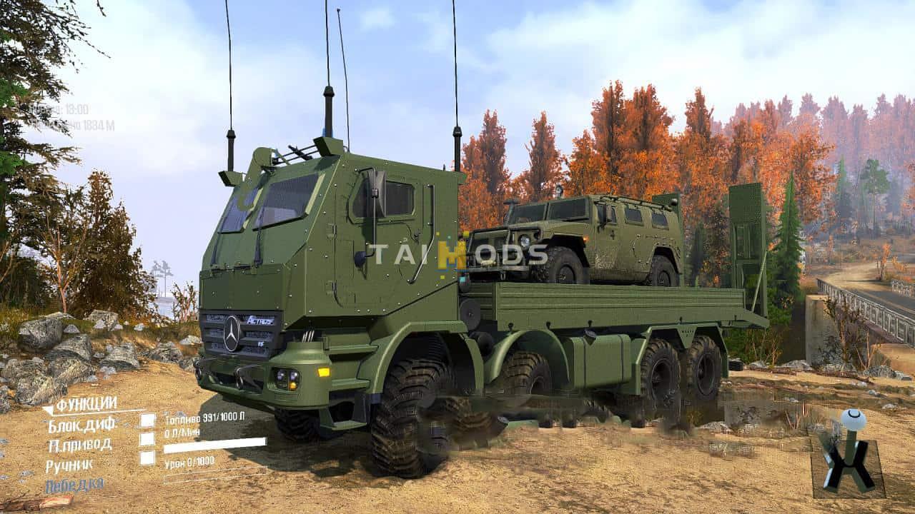 Spintires:Mudrunner - Mercedes-Benz Actros HABRV V3.0 (V10.06.19) Spintires:Mudrunner - Mercedes-Benz Actros HABRV V3.0 (V10.06.19)