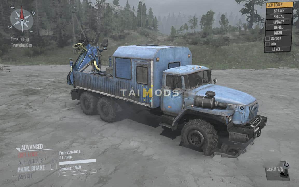 Spintires:Mudrunner - Ural 4320-40 Truck V3.0 (V10.06.19) Spintires:Mudrunner - Ural 4320-40 Truck V3.0 (V10.06.19)