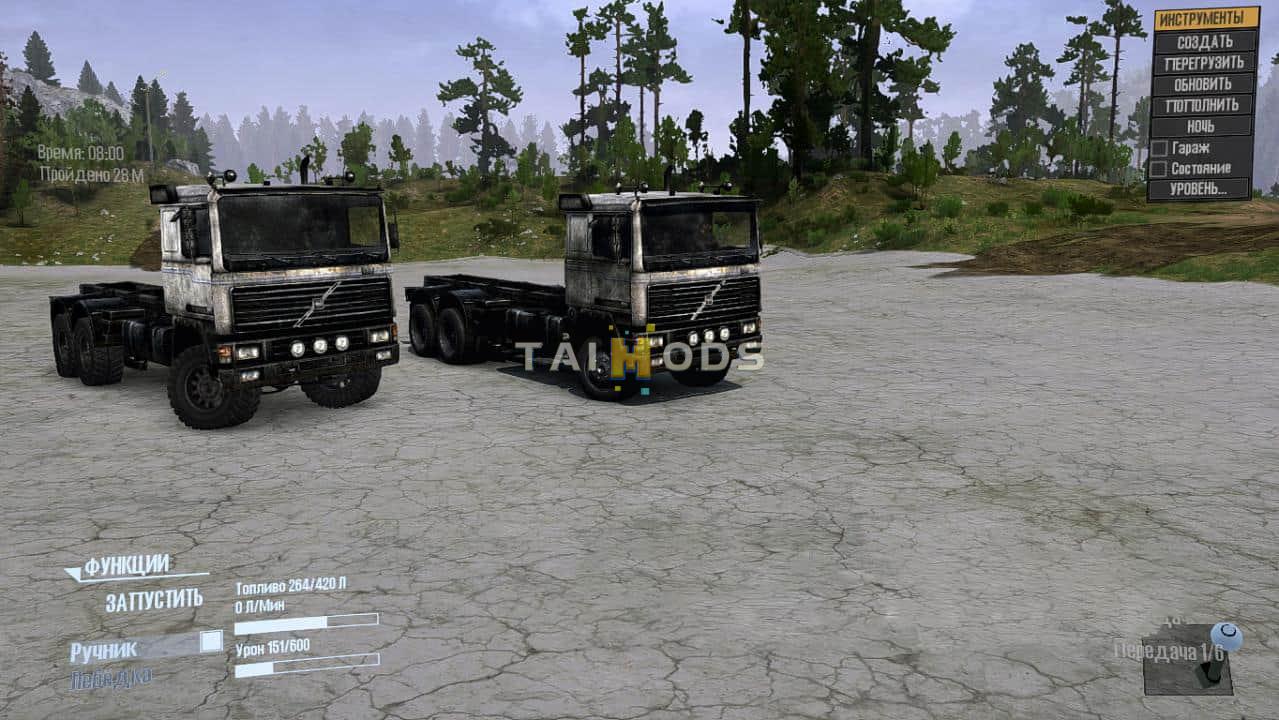 Spintires:Mudrunner - Volvo FL12 Pack 6x6 6x4 Truck V1.0 (V14.08.19) Spintires:Mudrunner - Volvo FL12 Pack 6x6 6x4 Truck V1.0 (V14.08.19)