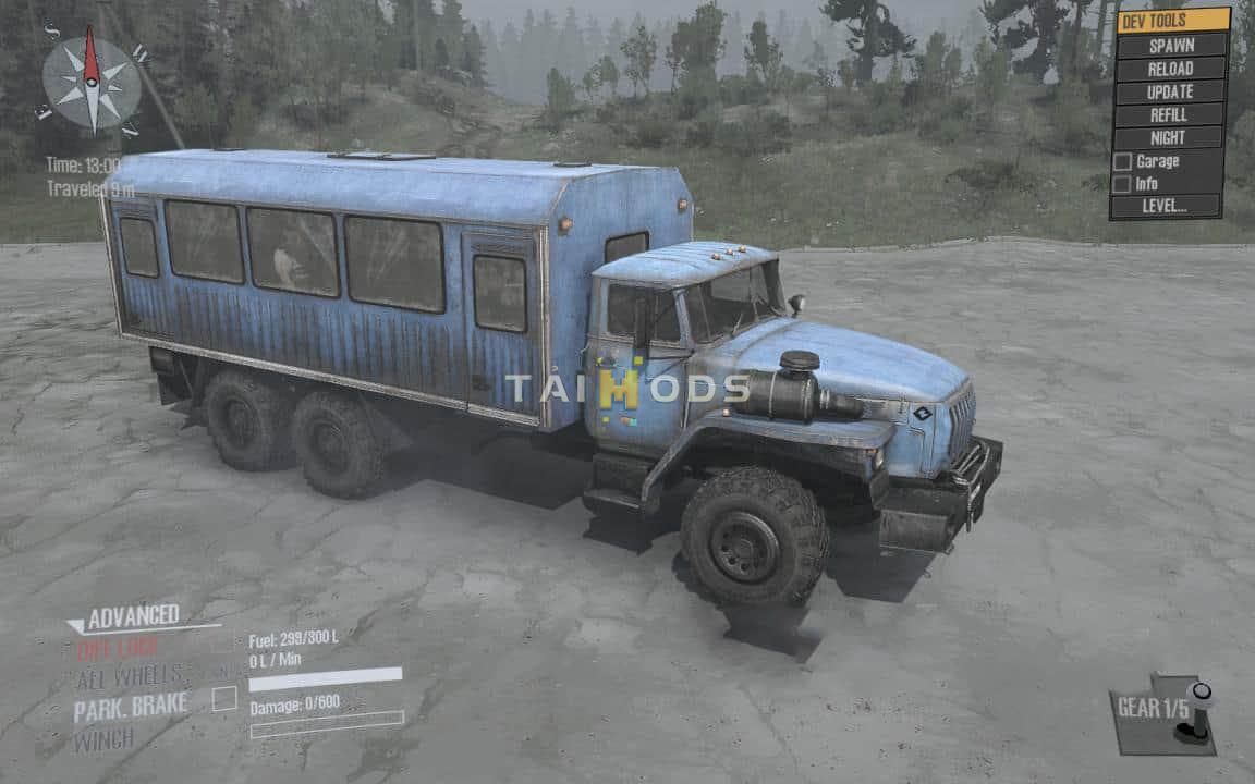 Spintires:Mudrunner - Ural 4320-40 Truck V2.0 (V10.06.19) Spintires:Mudrunner - Ural 4320-40 Truck V2.0 (V10.06.19)
