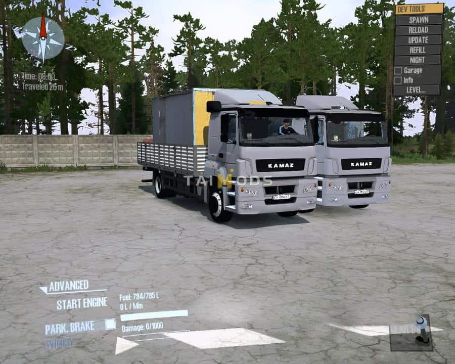 Spintires:Mudrunner - Kamaz-5325 Truck V3.0 (V14.08.19) Spintires:Mudrunner - Kamaz-5325 Truck V3.0 (V14.08.19)