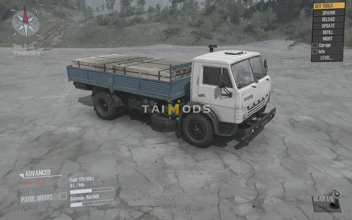 Spintires:Mudrunner - KamAZ-4325 (4x2) Truck V1.0 (V14.08.19) Spintires:Mudrunner - KamAZ-4325 (4x2) Truck V1.0 (V14.08.19)