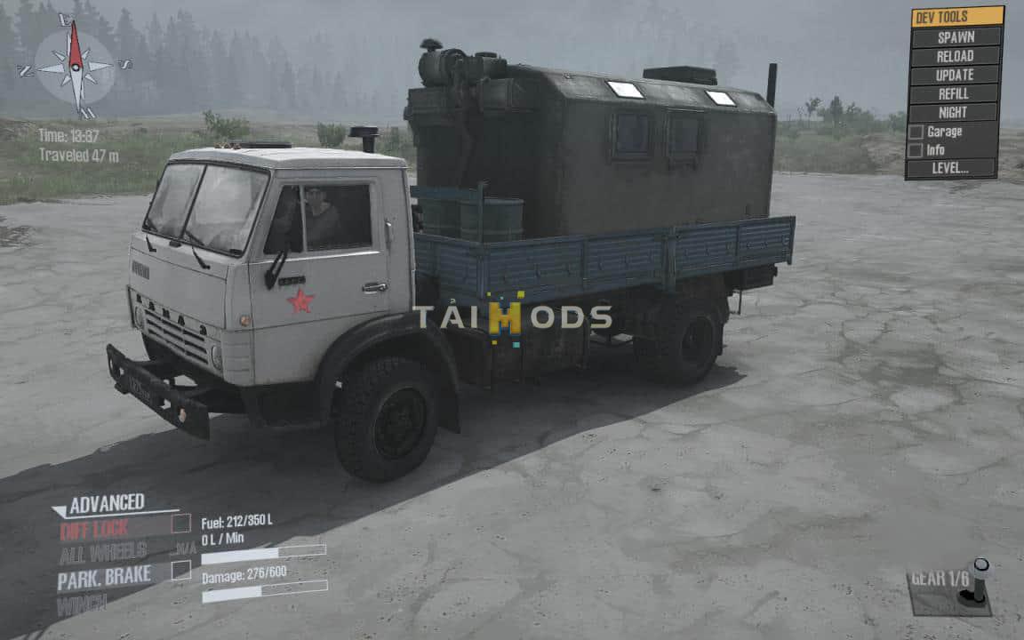 Spintires:Mudrunner - KamAZ-4325 (4x2) Truck V1.0 (V14.08.19) Spintires:Mudrunner - KamAZ-4325 (4x2) Truck V1.0 (V14.08.19)