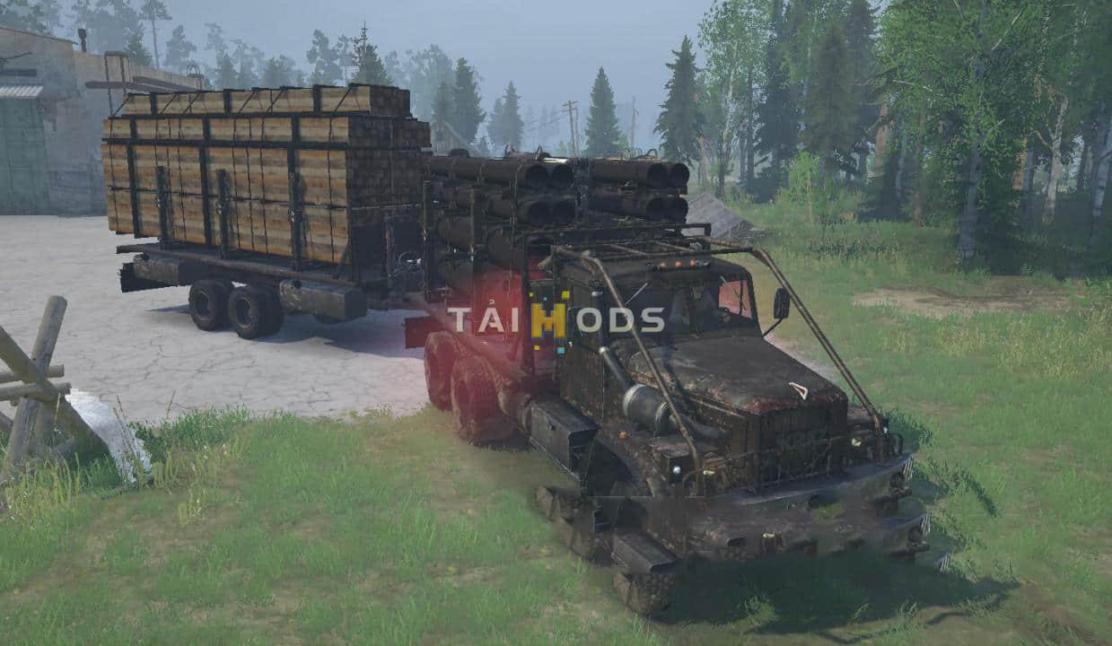 Spintires:Mudrunner - Kraz 255 Truck V13.04.20 (V14.08.19)