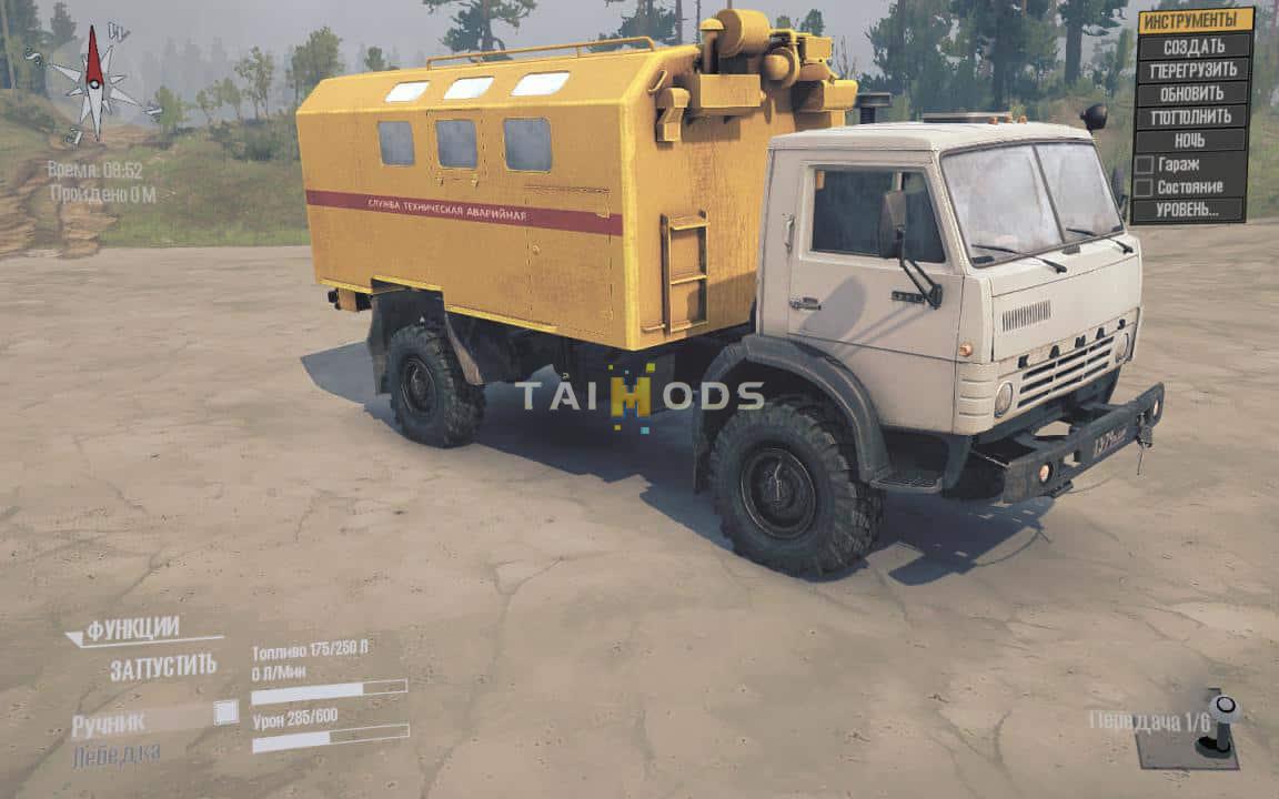 Spintires:Mudrunner - Kamaz 4326 Truck V1.2 (V10.06.19)