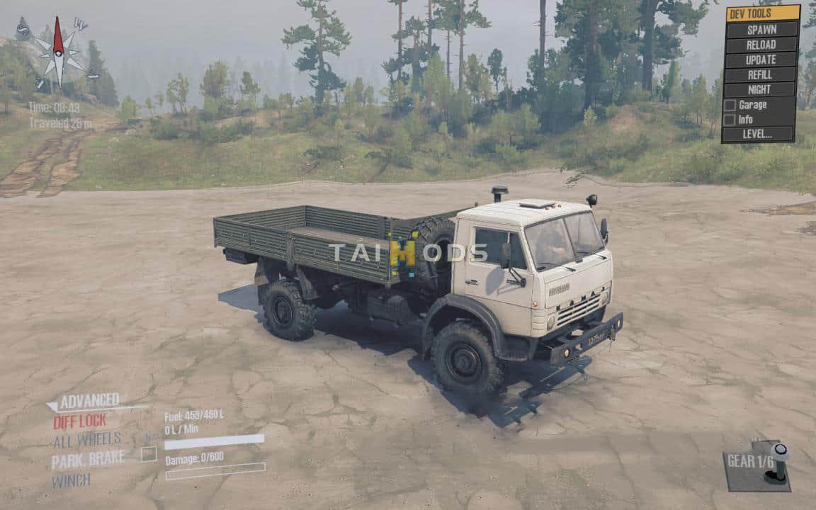 Spintires:Mudrunner - Kamaz 4326 Truck V1.1 (V10.06.19) Spintires:Mudrunner - Kamaz 4326 Truck V1.1 (V10.06.19)